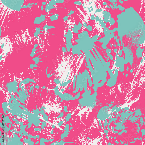 Abstract floral seamless pattern. Vector illustration.