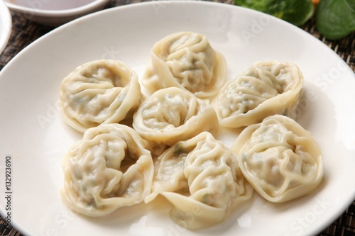 Meat Dumplings on plate