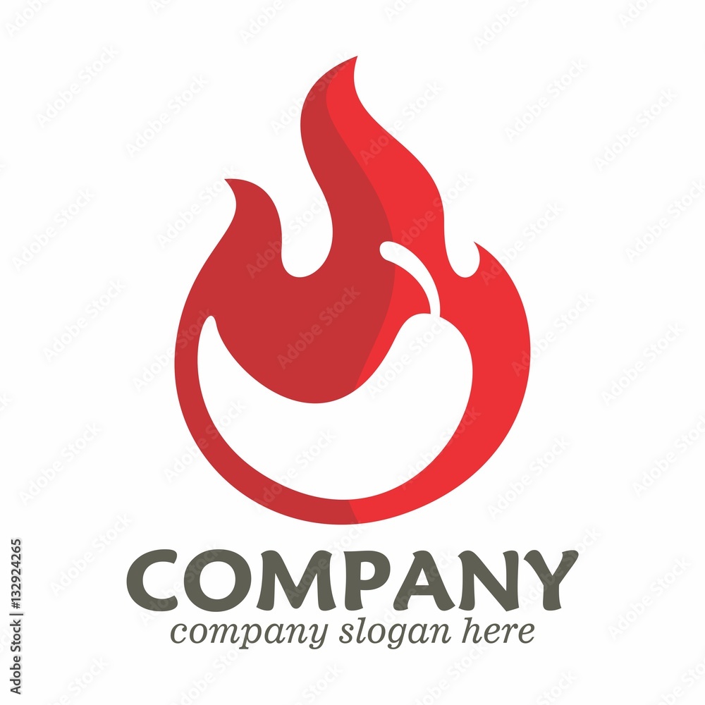 Chili logo icon vector template Chili logo icon vector template