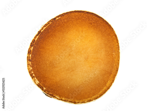 Pancake isolated on a white background