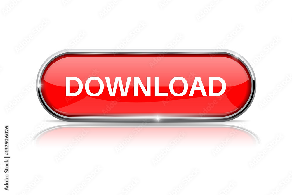 Download button. Shiny red oval web icon Download button. Shiny red oval web icon