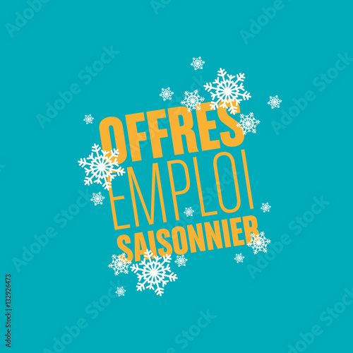offre emploi saisonnier