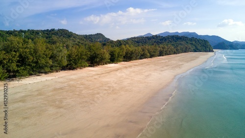 Tropical island beach in Asia