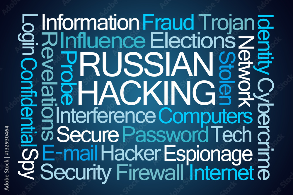 Russian Hacking Word Cloud