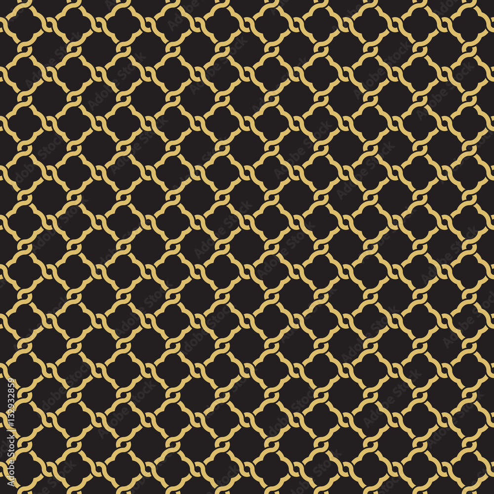 Seamless geometric interlacing pattern. Seamless geometric interlacing pattern.