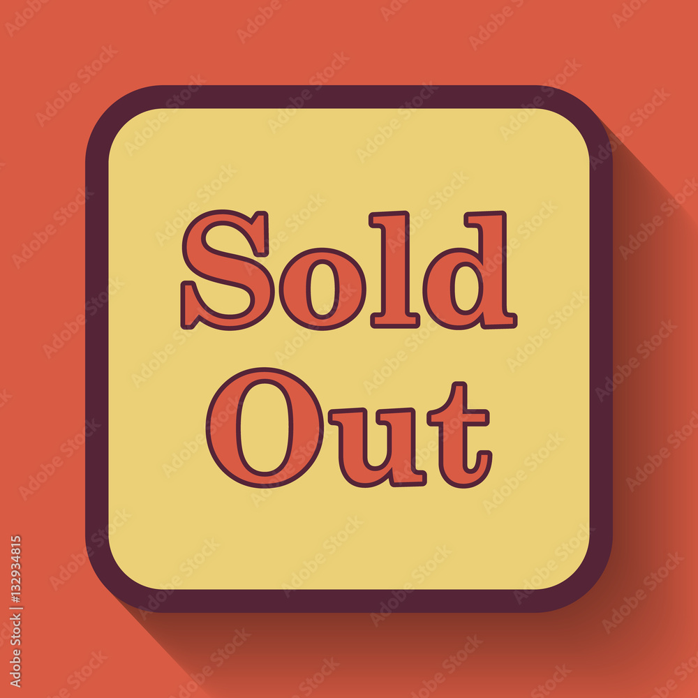 Sold out icon