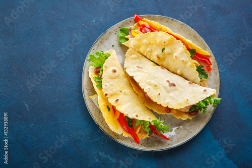 Mexican Food Chicken Tacos