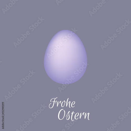 Osterei - Frohe Ostern - Vektor Grafik