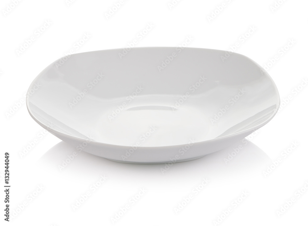 white plate on white background white plate on white background