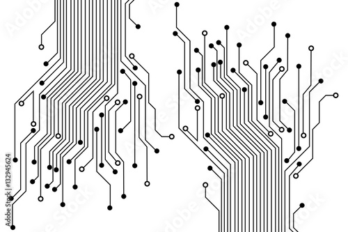 Abstract circuit board background