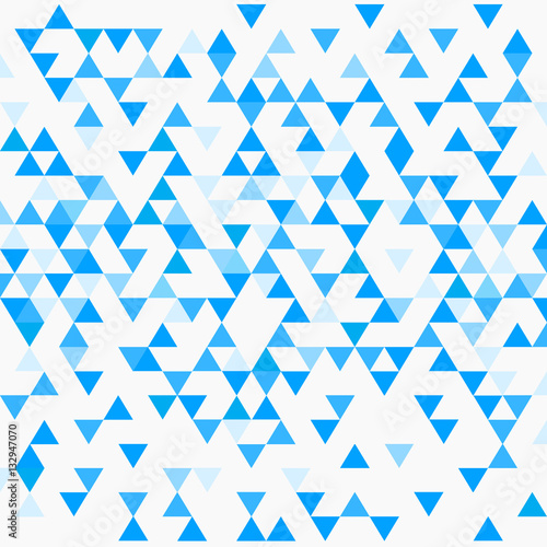 Abstract triangle blue background. vector illustration