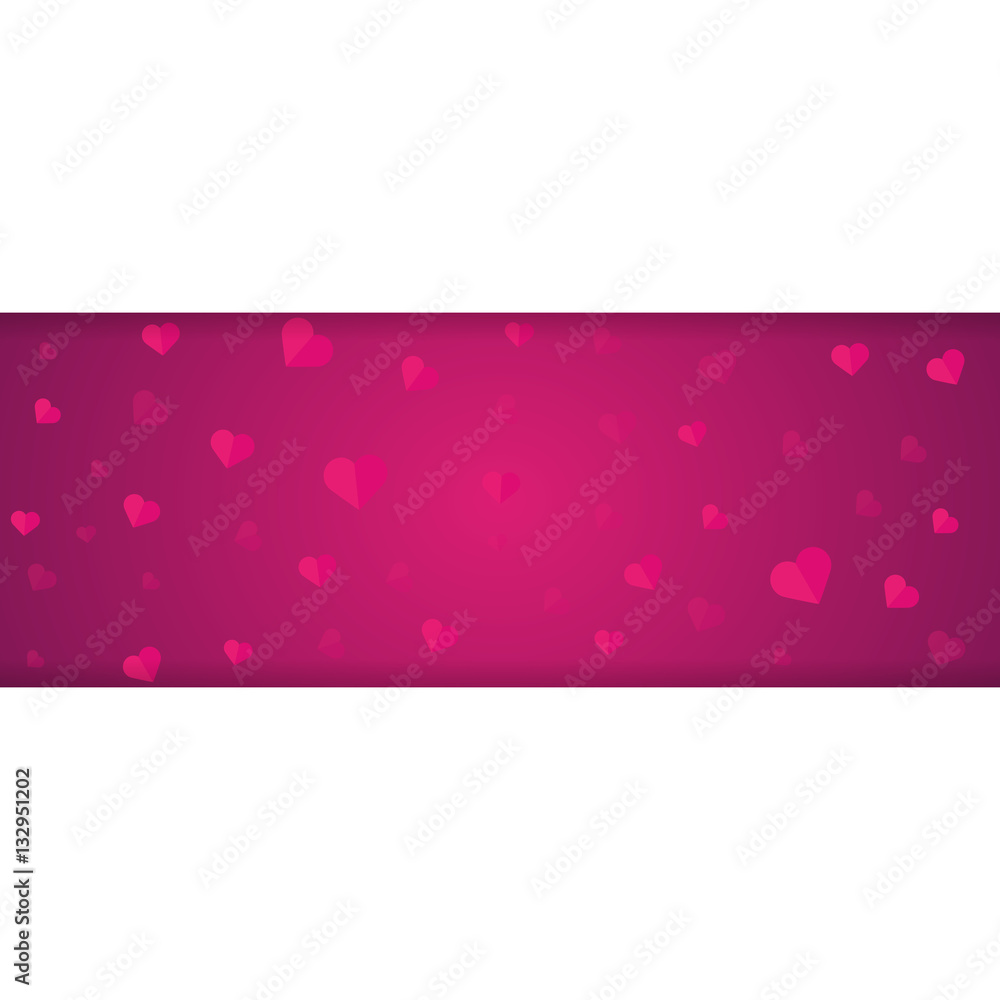 Happy Valentines Day. Background with hearts. Vector flat illustration. Happy Valentines Day. Background with hearts. Vector flat illustration.