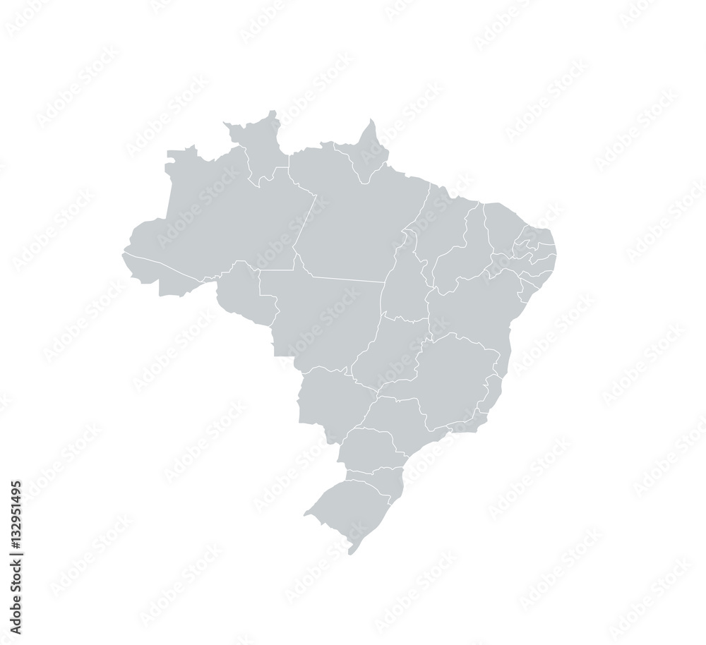 Brazil Regions Map