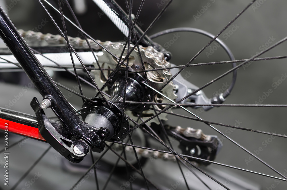 close up quick release bike close up quick release bike