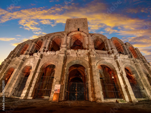 Photo Arena and Roman Amphitheatre, Arles, Provence, France