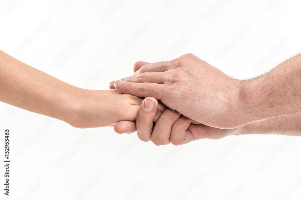 People holding hands