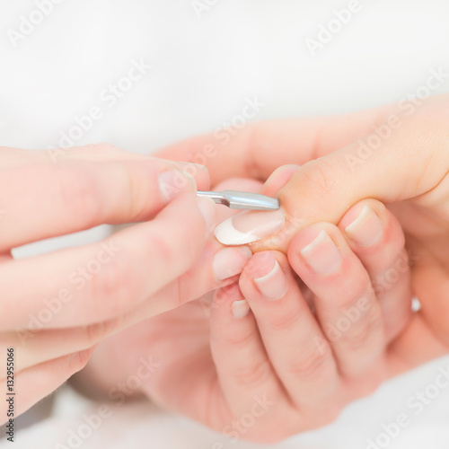 Manicure close-up