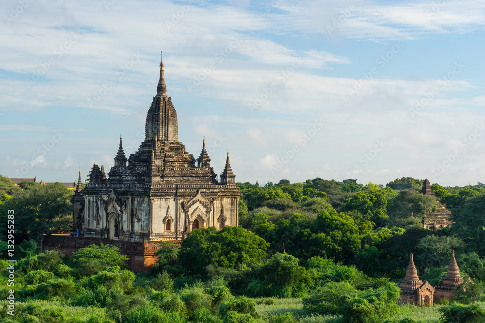 Shwegugyi monastery in a morning, Bagan ancient city, Mandalay, Shwegugyi monastery in a morning, Bagan ancient city, Mandalay,