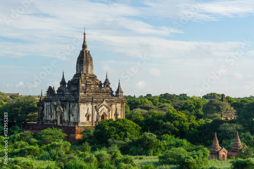 Shwegugyi monastery in a morning, Bagan ancient city, Mandalay,