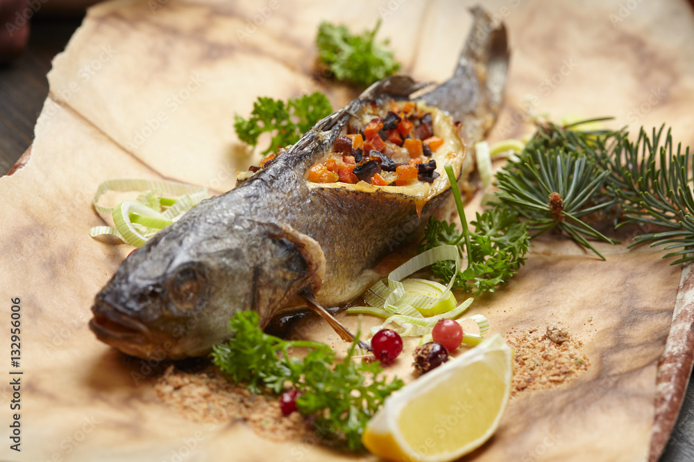 fish with vegetables fish with vegetables