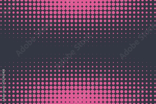 Abstract creative concept vector comic pop art style blank, layout template with clouds beams and isolated dots pattern on background. For sale banner, empty bubble, illustration halftone book design