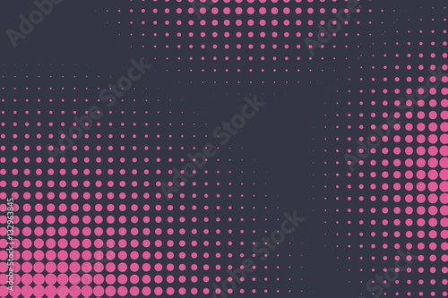 Abstract creative concept vector comic pop art style blank, layout template with clouds beams and isolated dots pattern on background. For sale banner, empty bubble, illustration halftone book design