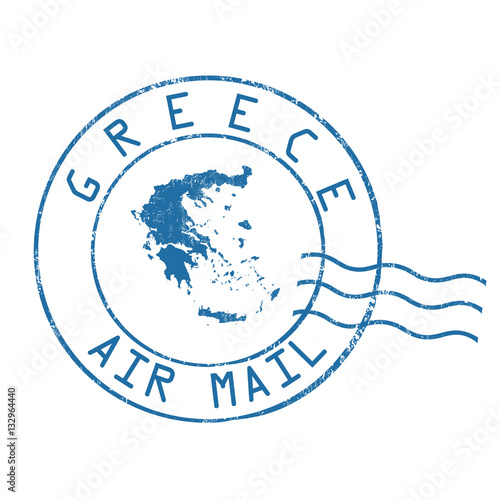Greece stamp or sign