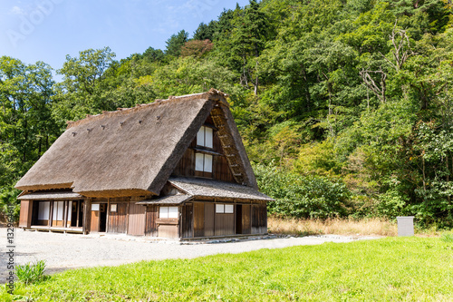 Japanese traditional house in Shirakawa