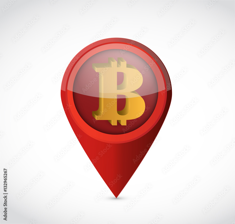 bitcoin pointer currency concept illustration bitcoin pointer currency concept illustration