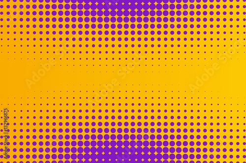 Abstract creative concept vector comic pop art style blank, layout template with clouds beams and isolated dots pattern on background. For sale banner, empty bubble, illustration halftone book design
