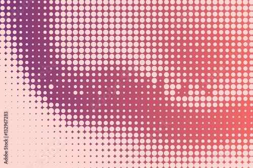 Abstract creative concept vector comic pop art style blank, layout template with clouds beams and isolated dots pattern on background. For sale banner, empty bubble, illustration halftone book design