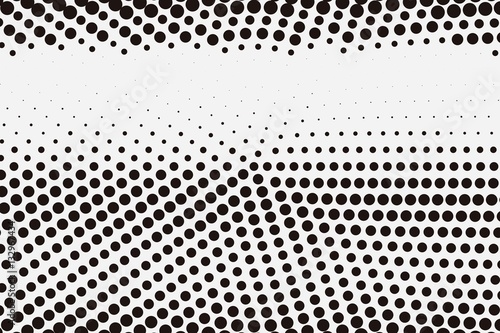 Abstract creative concept vector comic pop art style blank, layout template with clouds beams and isolated dots pattern on background. For sale banner, empty bubble, illustration halftone book design