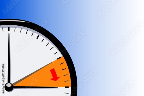Horloge. Heure d’été. 