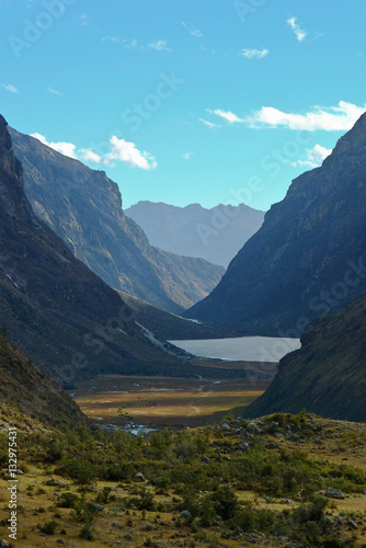 Lake in Andes, Peru