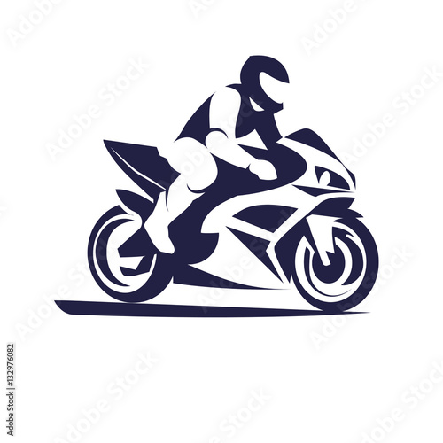 Motorcycle racer sport