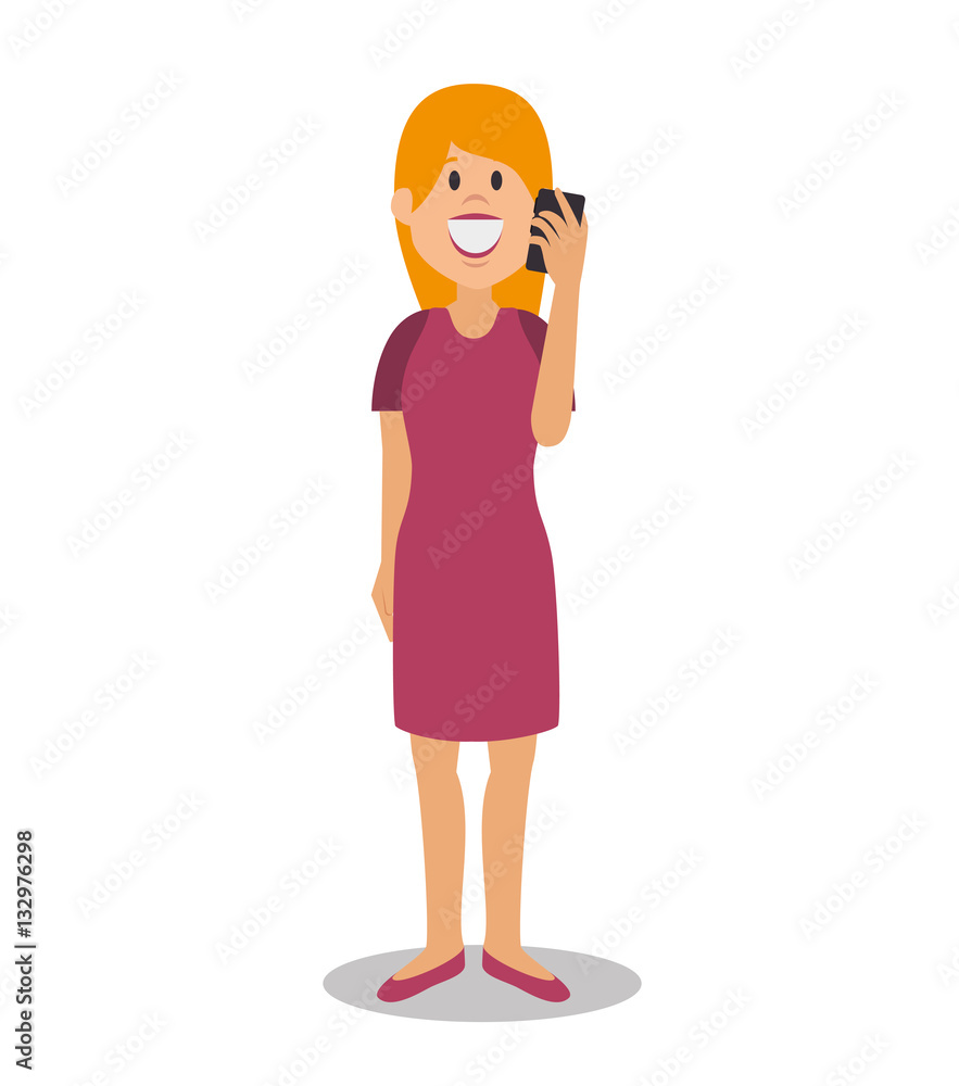 young woman avatar character vector illustration design young woman avatar character vector illustration design