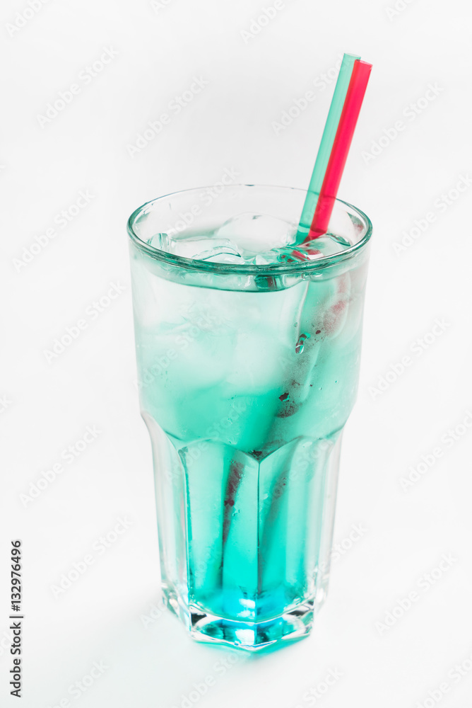 cocktail on the white background cocktail on the white background
