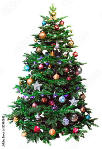 decorated Christmas tree