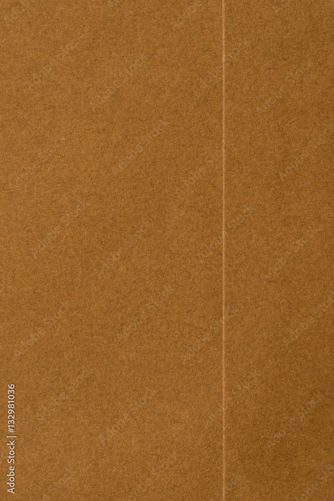 Fototapeta premium Vertical brown paper textured and background, Dark craft paper two layer
