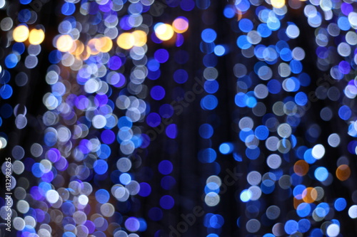 Blue light blue focus background