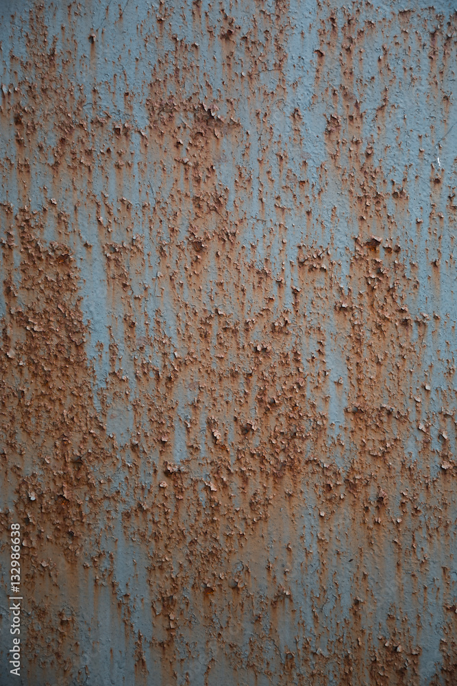 Rust closeup texture background.