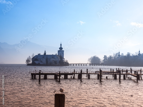 Принти на полотні Österreich, Oberösterreich, Salzkammergut, Traunsee, Gmunden