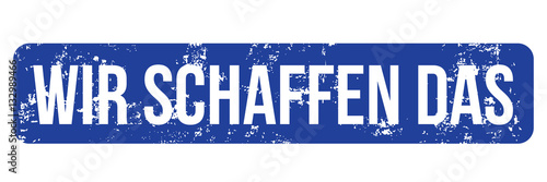 Text Banner - Wir schaffen das