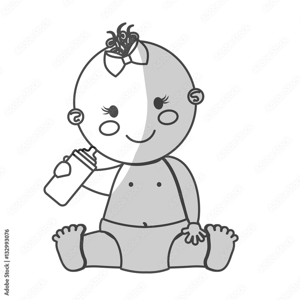 happy baby girl icon image vector illustration design happy baby girl icon image vector illustration design