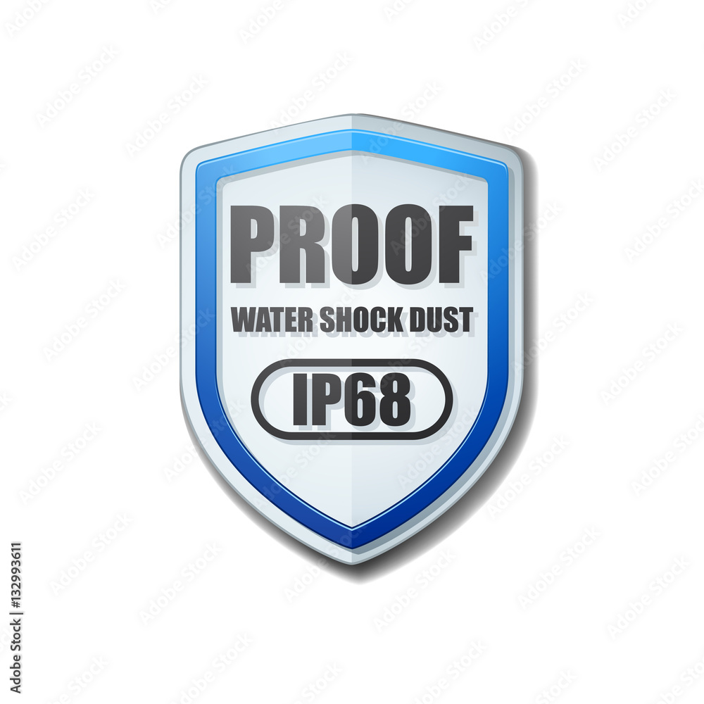 IP68 Proof Shield illustration IP68 Proof Shield illustration