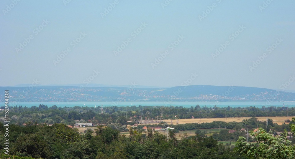 Lake Balaton in Hungary.