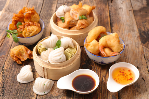 assorted asian cuisine,food
