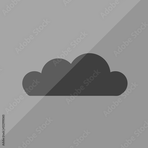 Icon - graue Wolke