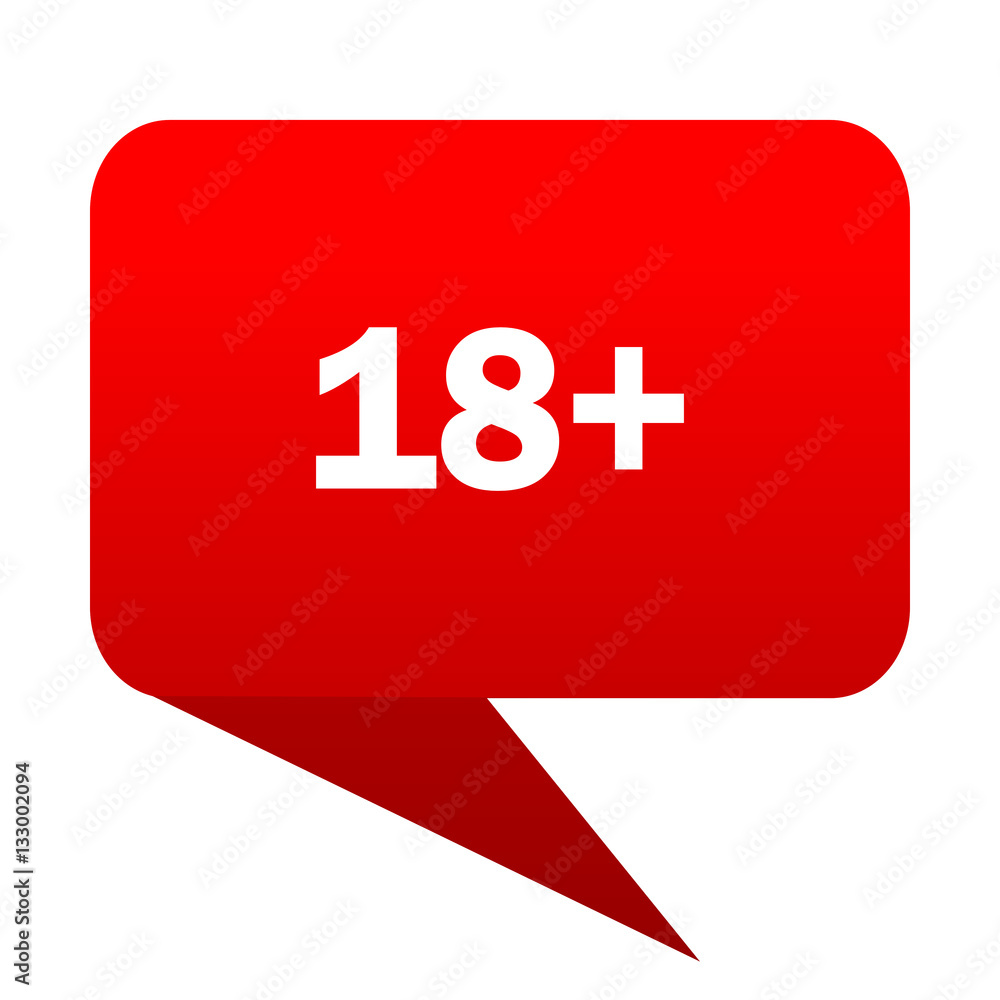 adults bubble red icon adults bubble red icon