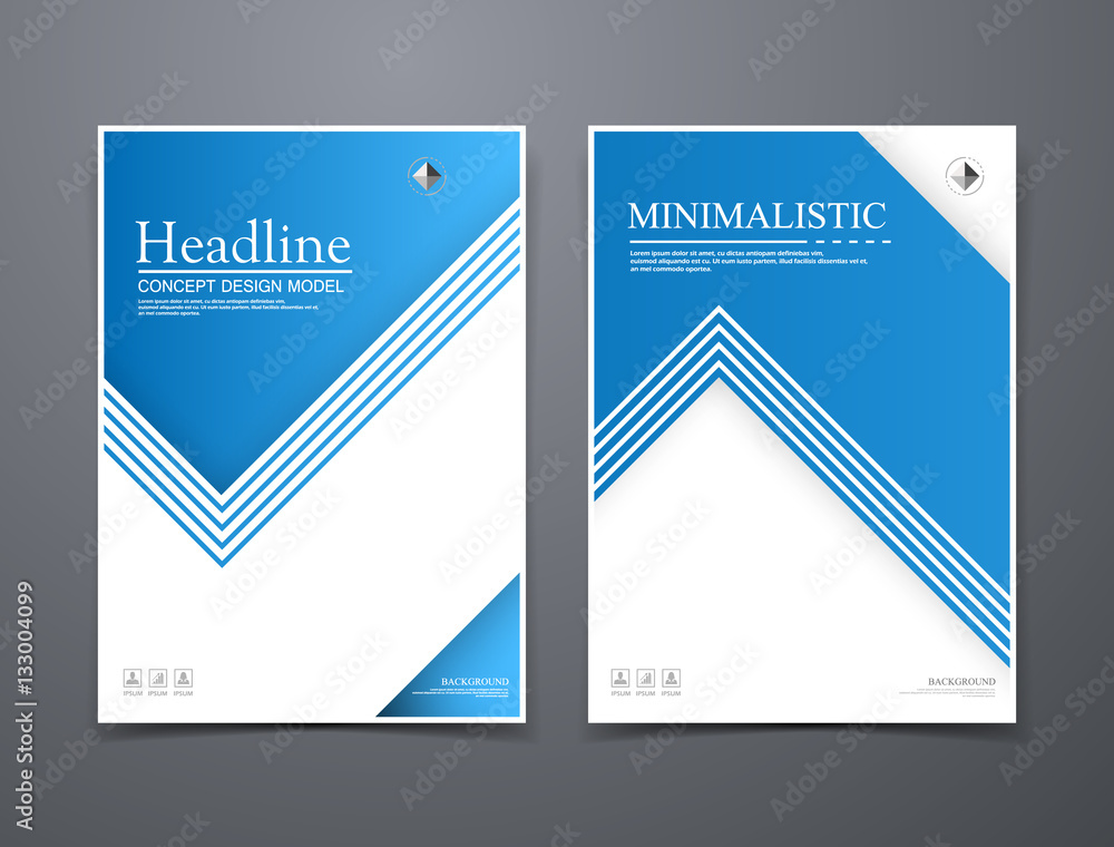 Naklejka premium Abstract composition. Text frame surface. A4 brochure cover. White title sheet. Creative logo figure. Ad banner form texture. Blue triangles icon. Sale offer flyer fiber. EPS 10 backdrop. Vector art